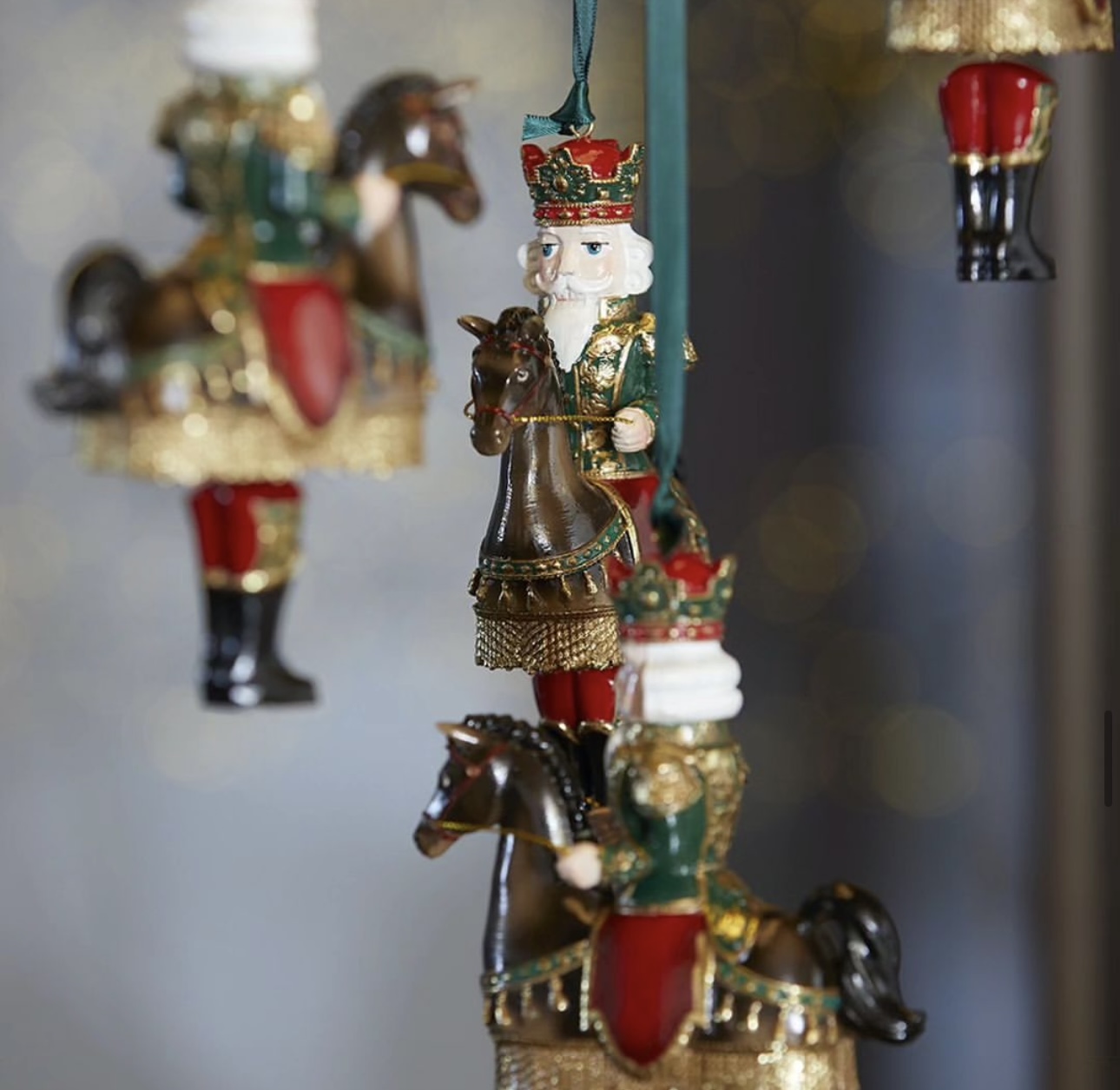 Decorazione albero Soldatino a cavallo immagine 2