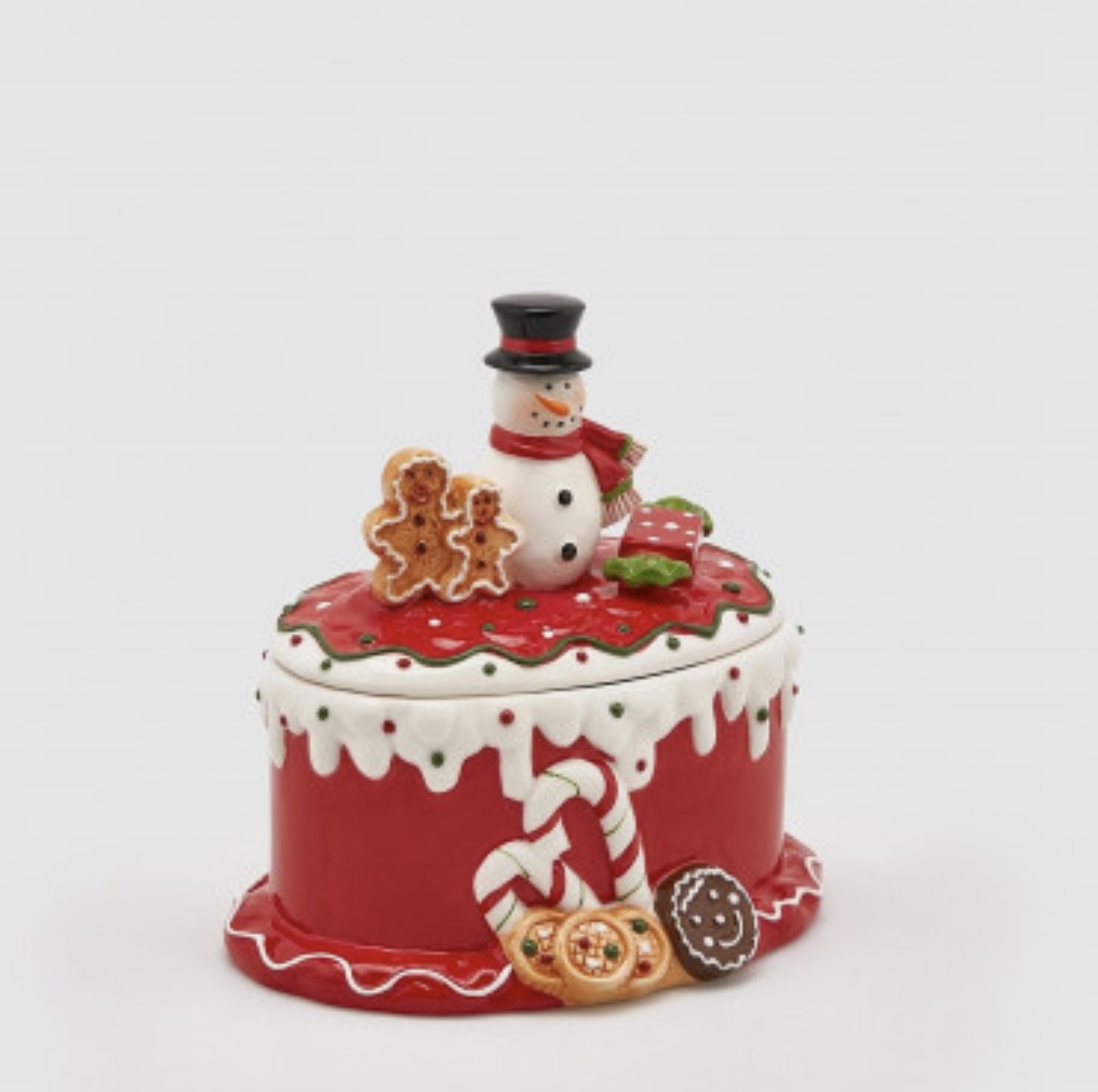 Contenitore torta pupazzo di neve