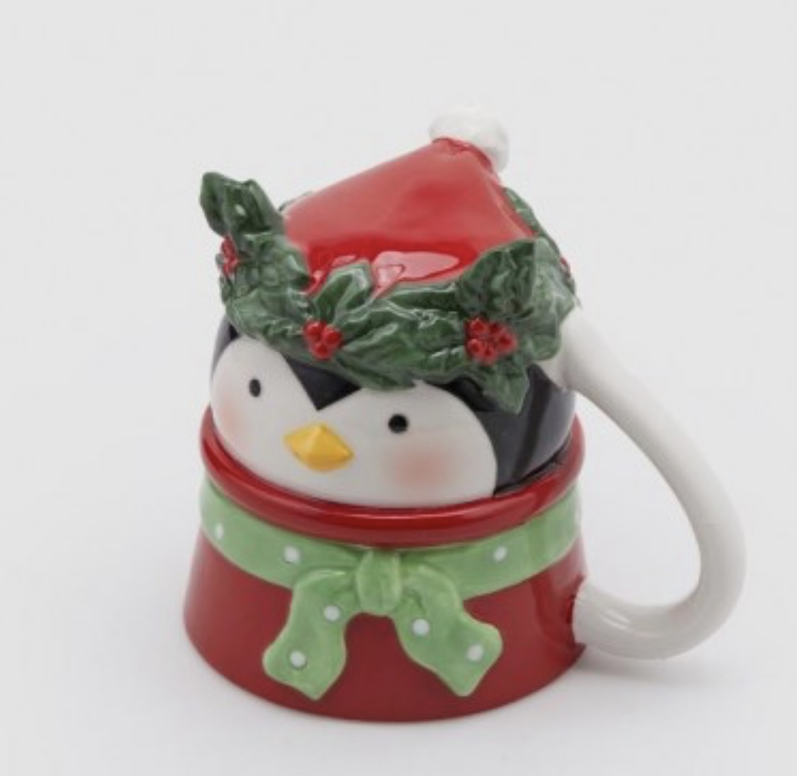 Tazza pinguino rovesciata