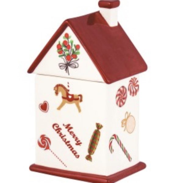 Contenitore casa con decori