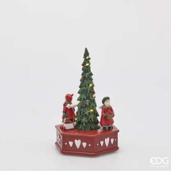 EDG Decoro Pino Miniled H 25 D 15 Musica+Movimento+Led C4